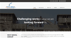 Desktop Screenshot of nikhilgroup.in